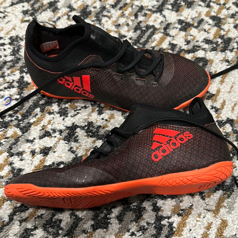 Adidas techfit futsal indoor soccer turf shoes